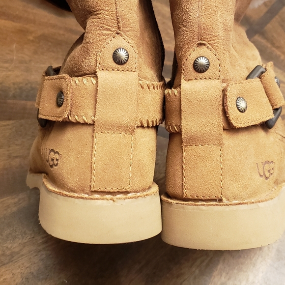 UGG Braiden Boots In Chestnut Womens Size 8 - Picture 7 of 15